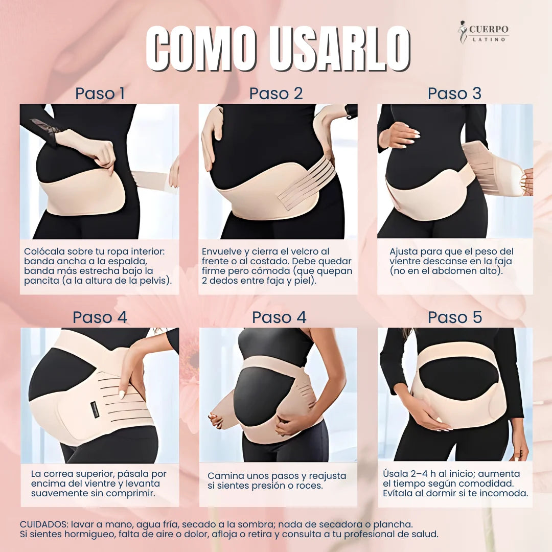 Faja Materna™️| Camina sin dolor, duerme mejor y respira aliviada