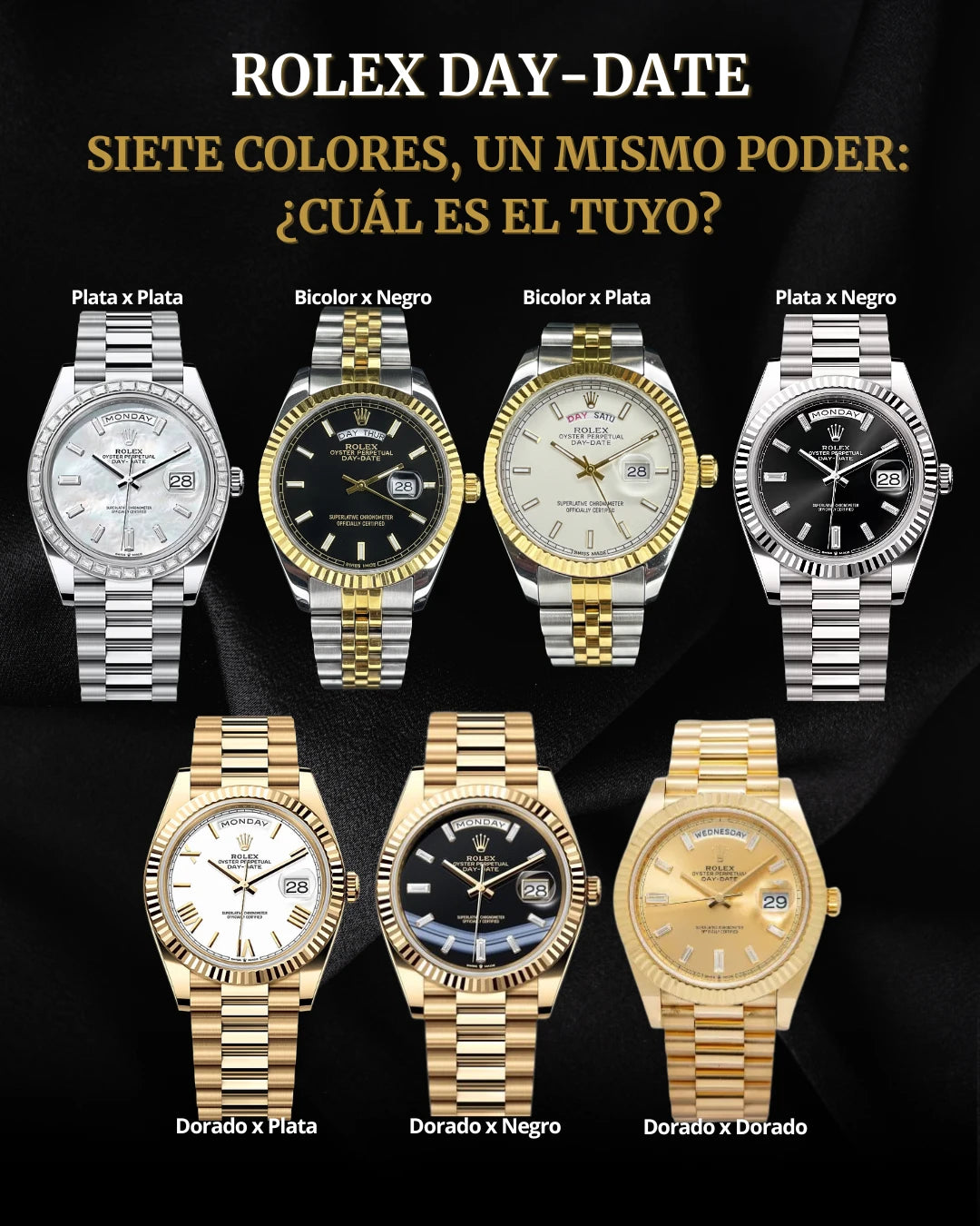 Rolex Day-Date™️ | Poder, Lujo y Autoridad Absoluta